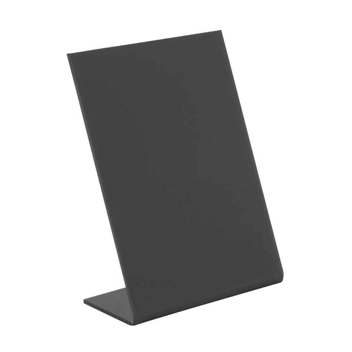 PLACA MESA ACRILICO PRETA PACK 5 - SECURIT - 8718226499769