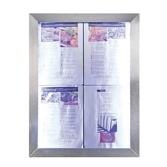 PORTA MENU INOX 53X70X6CM - SECURIT - 8719075281611