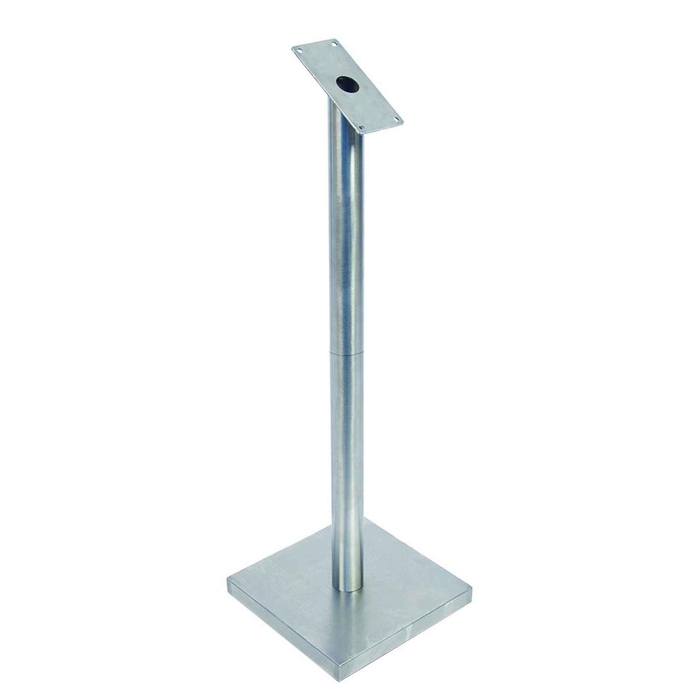 S.STEEL POST+BASE FOR INFORMATION DISPLAY 85X27CM - SECURIT - 8719075281536