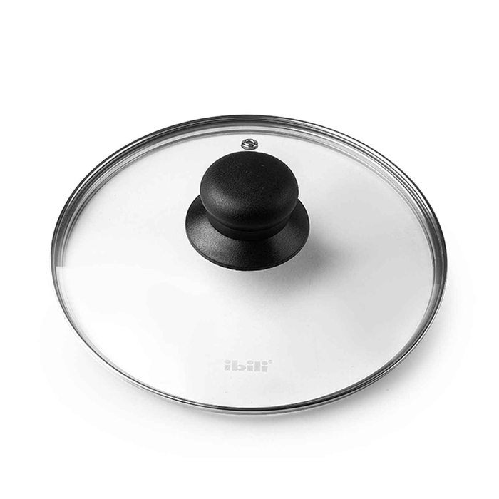 TAMPA VIDRO C/REBORDO INOX Ø28CM 970728 - IBILI - 8411922161823