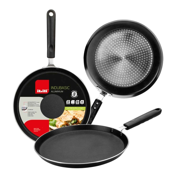 CREPE PAN W/ BLACK CABLE 23CM - IBILI - 8411922083729