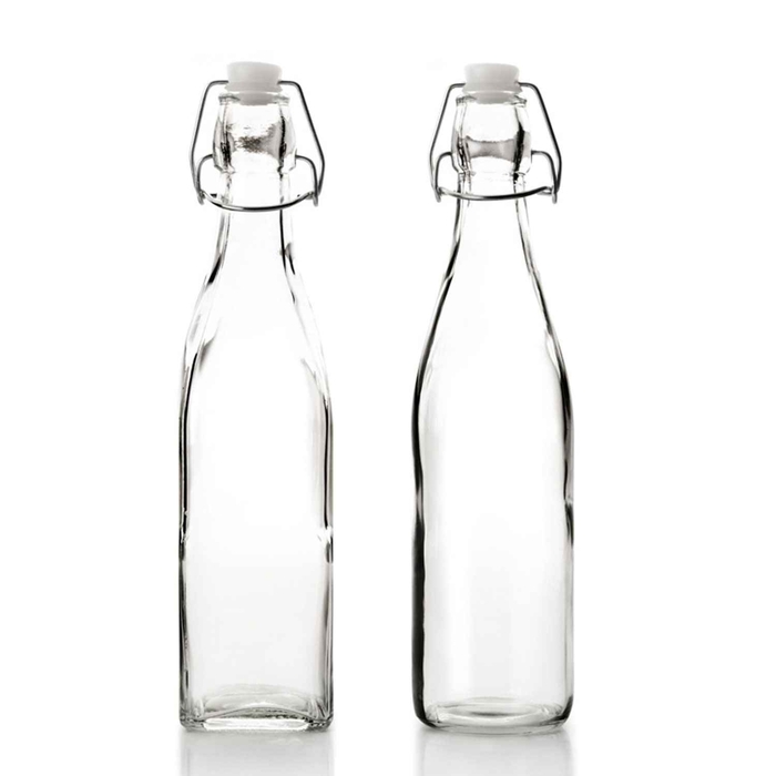 GARRAFA VIDRO 500ML C/MOLA 740205 - IBILI - 8411922434699