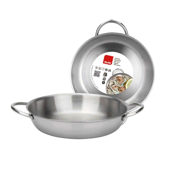 FRIGIDEIRA INOX PRISMA C/ ASAS 18CM 665618 - IBILI - 8411922076233