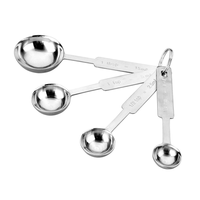 CONJ. 4 COLHERES MEDIDAS INOX 701400 - IBILI - 8411922612004