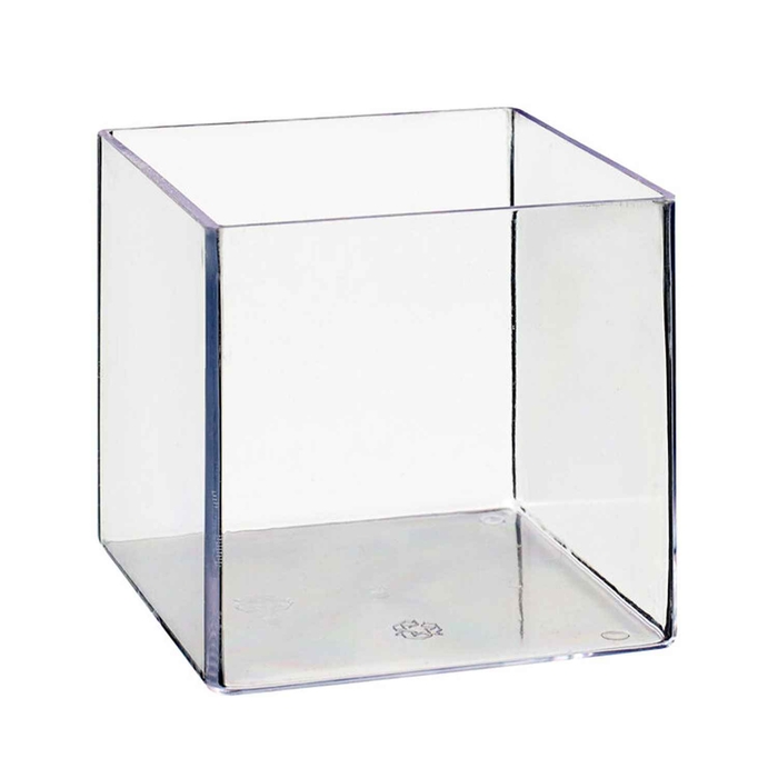 TAÇA CUBO TRANSPARENTE 55X55X55MM PS33000 C/100 - SOLIA - 3573970330004