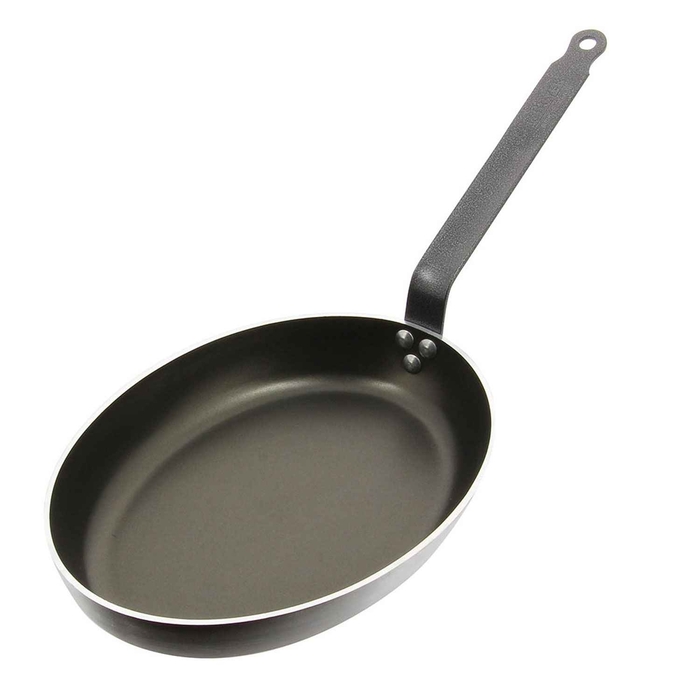 FRIGIDEIRA ALUMINIO ANTIADERENTE OVAL 36X26CM - DE BUYER - 3011248181366