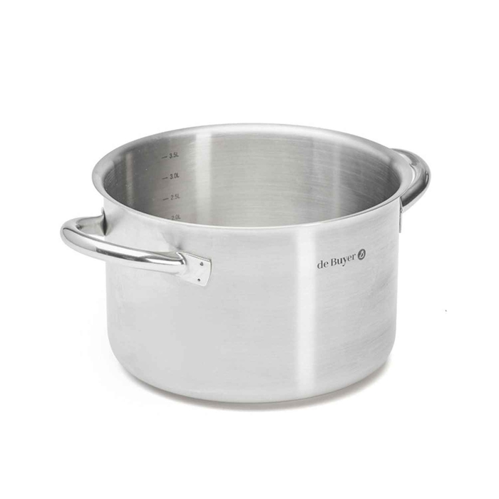 PANELA INOX Ø20CM 4L S/TAMPA PRIMAPPETY 3506.20 - DE BUYER - 3011243506201