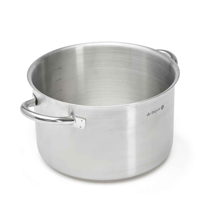PANELA INOX Ø24CM 6.6L S/TAMPA PRIMAPPETY 3506.24 - DE BUYER - 3011243506249