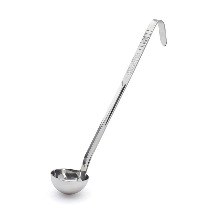 INDUSTRIAL MONOBLOCO STAINLESS STEEL LADLE 6.5CM - DE BUYER - 3011243130062