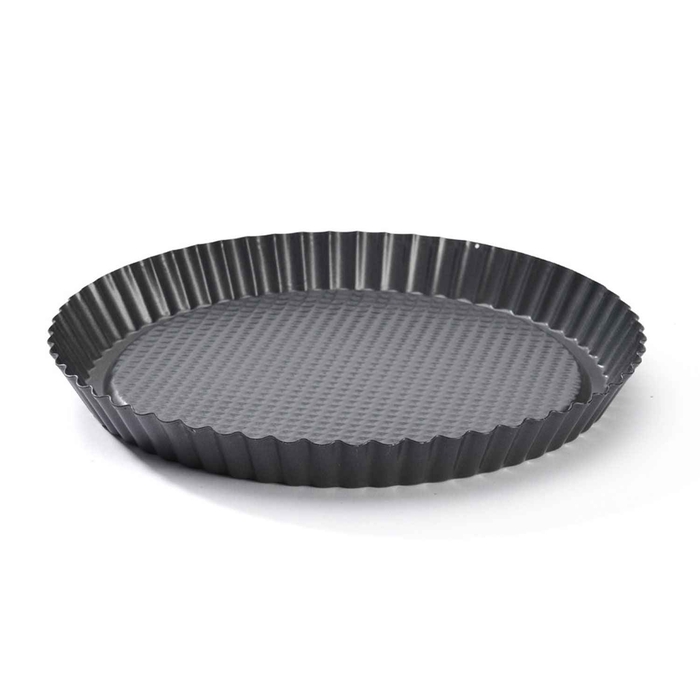 MOLDE TARTE CANELADA ANTIADERENTE Ø28CM - DE BUYER - 3011244707287