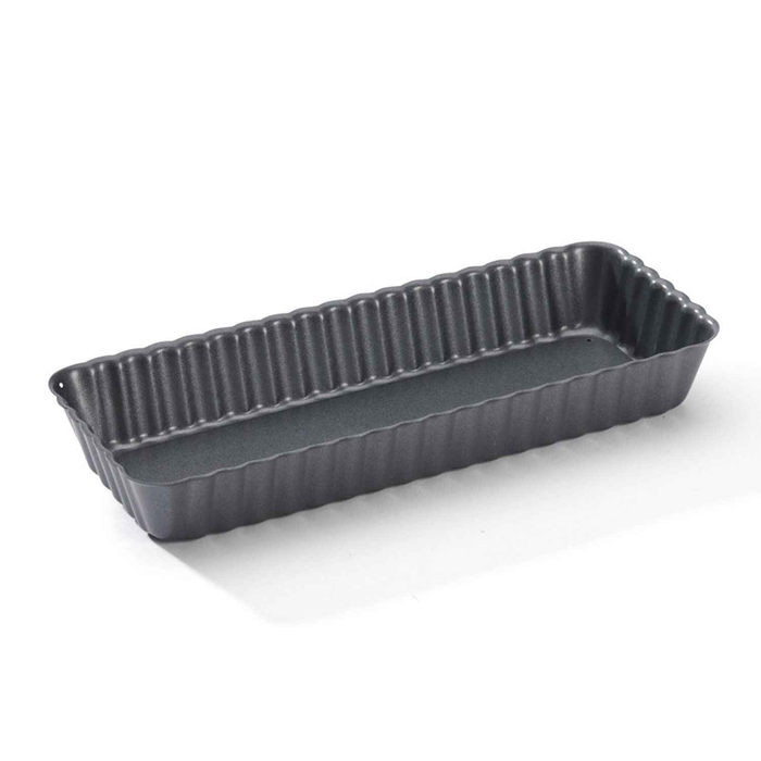 MOLDE RECTANGULAR AÇO ANTIADERENTE 20X8CM - DE BUYER - 3011244708208
