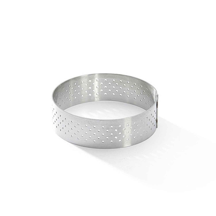 ARO REDONDO PERFURADO INOX Ø6,5CM X H2CM - DE BUYER - 3011243099024