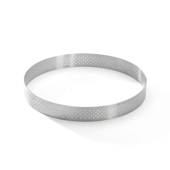 ARO REDONDO PERFURADO INOX Ø15,5CM X H2CM - DE BUYER - 3011243099062