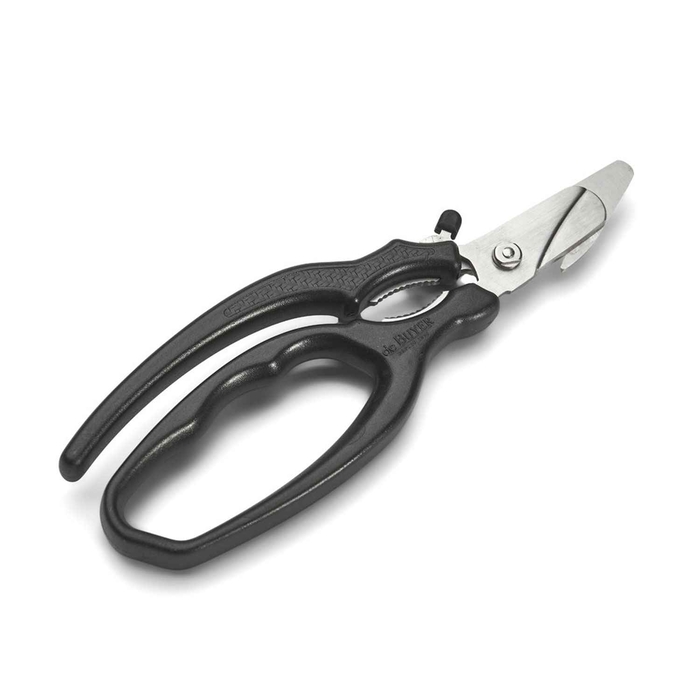 S.STEEL SCISSORS FOR SEAFOOD W/BLACK PLASTIC CABLE - DE BUYER - 3011244685004