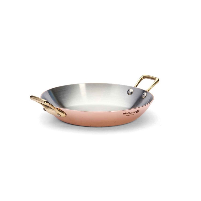 PAELLA DISH 90% COPPER Ø20CMXH4CM - DE BUYER - 3011246449208