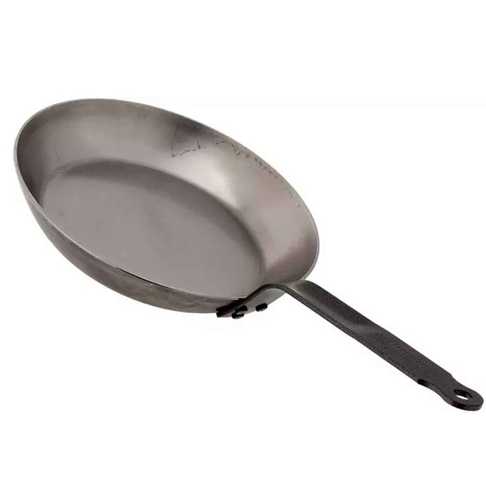 CARBON FRYING PAN W/ IRON HANDLE 24CM - DE BUYER - 3011245110246