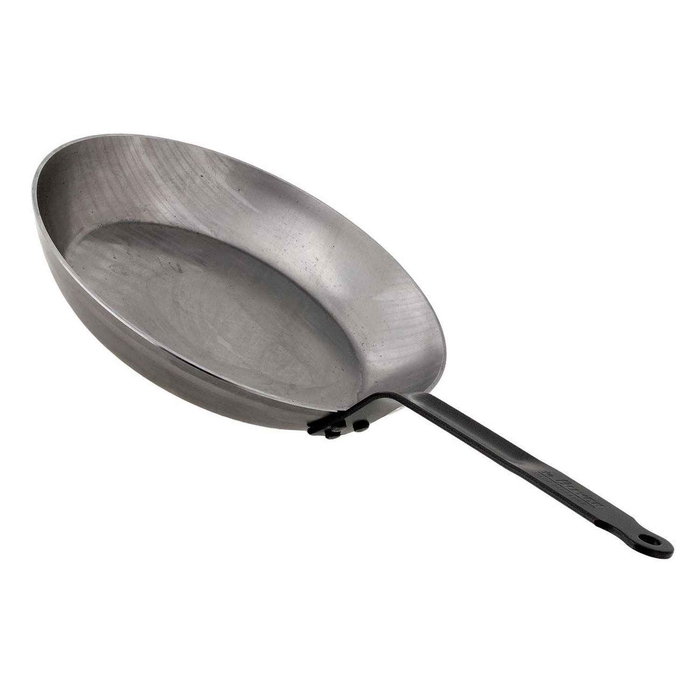 FRIGIDEIRA CARBONO C/CABO DE FERRO 28CM - DE BUYER - 3011245110284