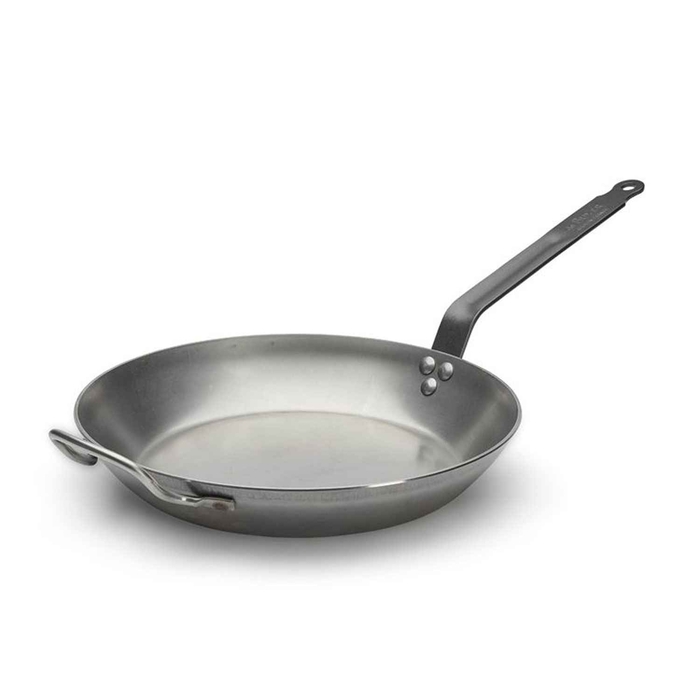 FRIGIDEIRA CARBONO C/CABO E ASA DE FERRO 32CM - DE BUYER - 3011245110321