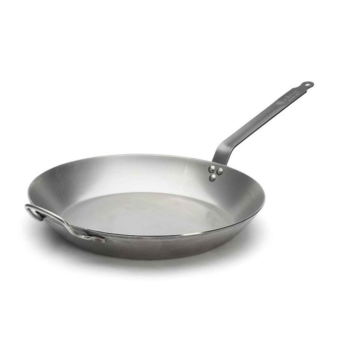 FRIGIDEIRA CARBONO C/CABO E ASA DE FERRO 40CM - DE BUYER - 3011245110406