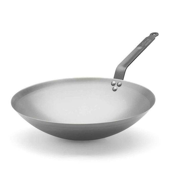 WOK CARBONO P/ INDUÇAO 35,5CM - DE BUYER - 1301124511435