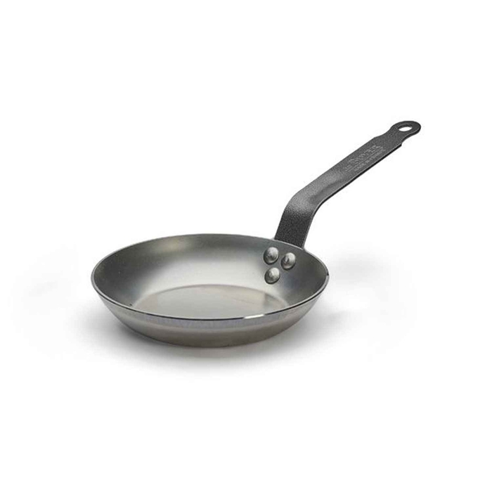 FRIGIDEIRA CARBONO C/CABO DE FERRO 18CM  - DE BUYER - 3011245110185