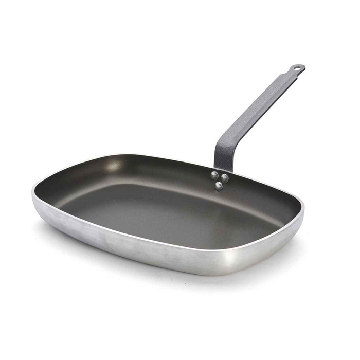 FRIGIDEIRA RECTANGULAR ALUMINIO ANTIADERENTE - DE BUYER - 3011248184381