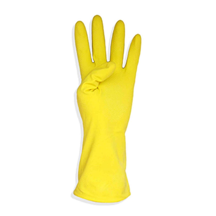 PAIR YELLOW MENAGE GLOVES - SIZE L - PALMA & PALMA - 8436026673454