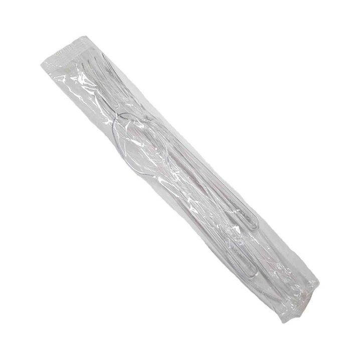 CLEAR PS FORK+KNIFE+SPOON PACK 500UN - PALMA & PALMA - 1880026099