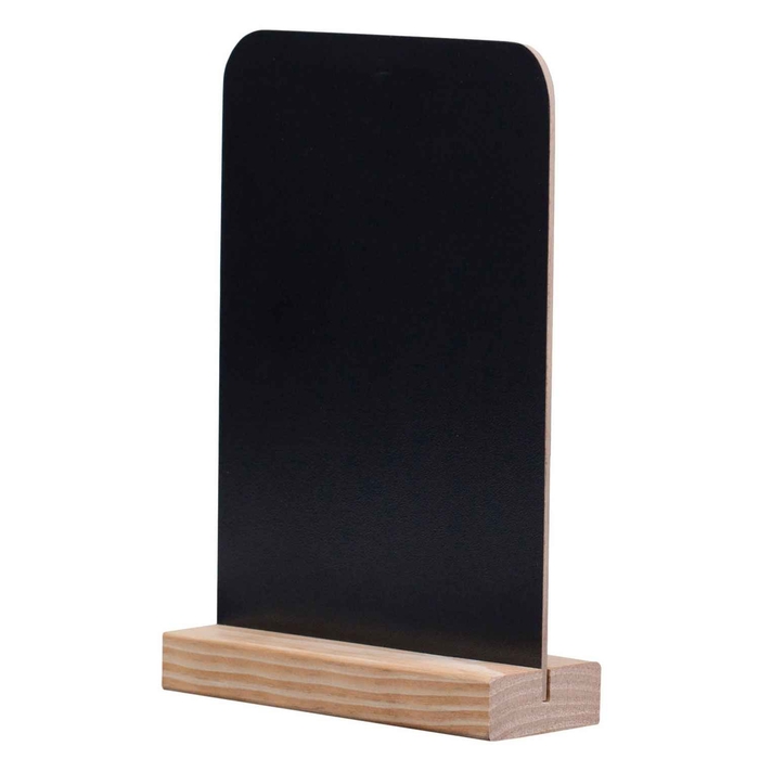 BLACK SLATE TABLE W/SUPPORT 15X21CM - DAG STYLE - 8059172105831