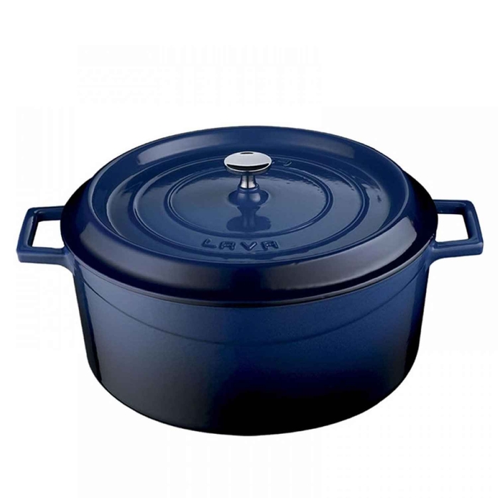 CAÇAROLA FERRO Ø24CM 4.5LT LVYTC24K2 BLUE - PALMA & PALMA - 8680215490272