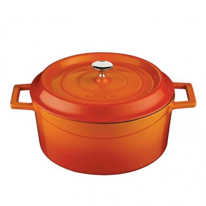 TACHO DE FERRO LARANJA ø24CM 4.5LT - PALMA & PALMA - 8680215490104