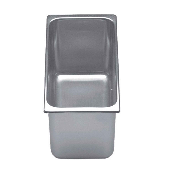 CONTAINER PARA GELADO INOX 33X16.5XH18CM - PIAZZA - 8009813250765