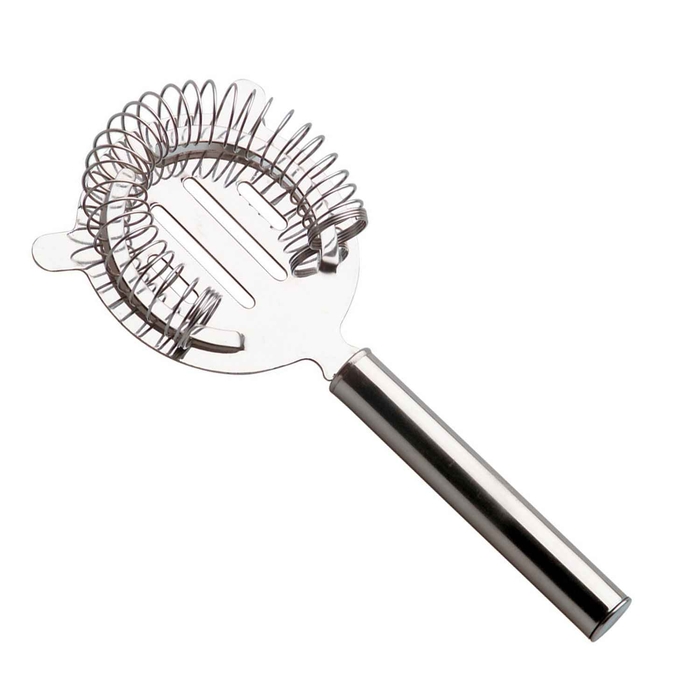 STEEL COCKTAIL STRAINER W/ HOLLOW HANDLE - PIAZZA - 8009813055100