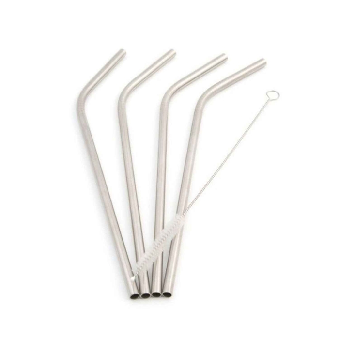 PALHINHA CURVA INOX 21CM Ø6MM PACK 4UN - 100% CHEF - 8436026802007