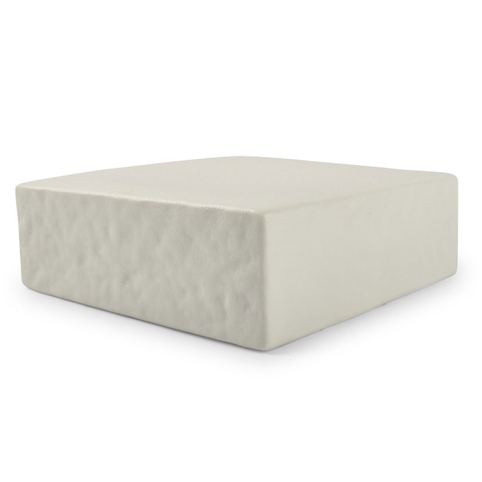 BASE 16X16XH5CM WHITE ROCHE 785377 - ARTE DE LA MESA - 5410595755776