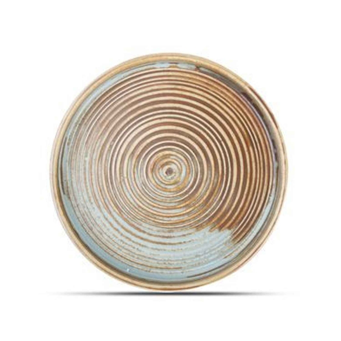 ESCURA BROWN RELEVE PLATE Ø17.5CM - ARTE DE LA MESA - 5410595686506