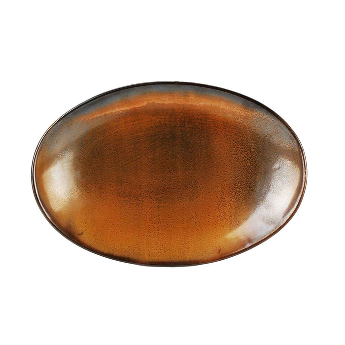 ESCURA PRATO OVAL CASTANHO 33X22CM - ARTE DE LA MESA - 5410595663613