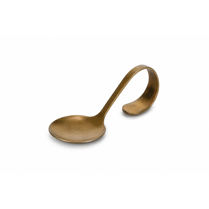 COLHER SNACK REDONDA SERVE ANTIQUE GOLD 791476 - ARTE DE LA MESA - 2200080019