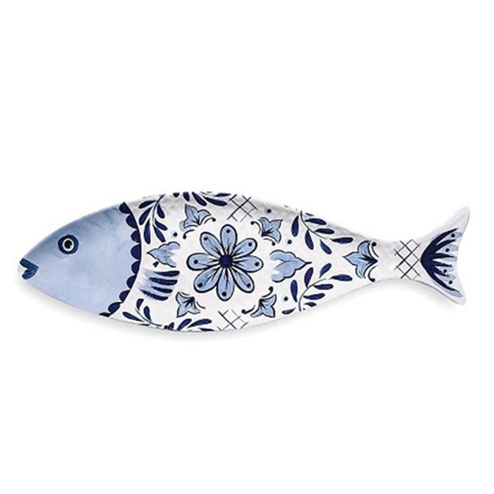 TRAVESSA PEIXE MELAMI SANTORINI 47X14CM TSA7VAP/46 - ARTE DE LA MESA - 8028460530129