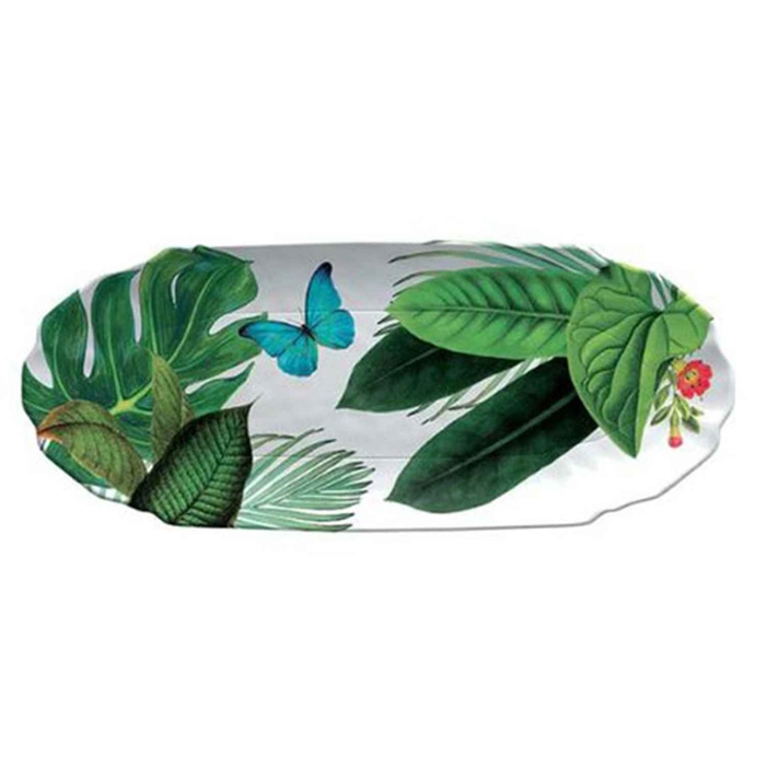 BANDEJA OVAL MEL YORK FLOREAL 46.7X19CM TYO4SW/47F - ARTE DE LA MESA - 8028460483050