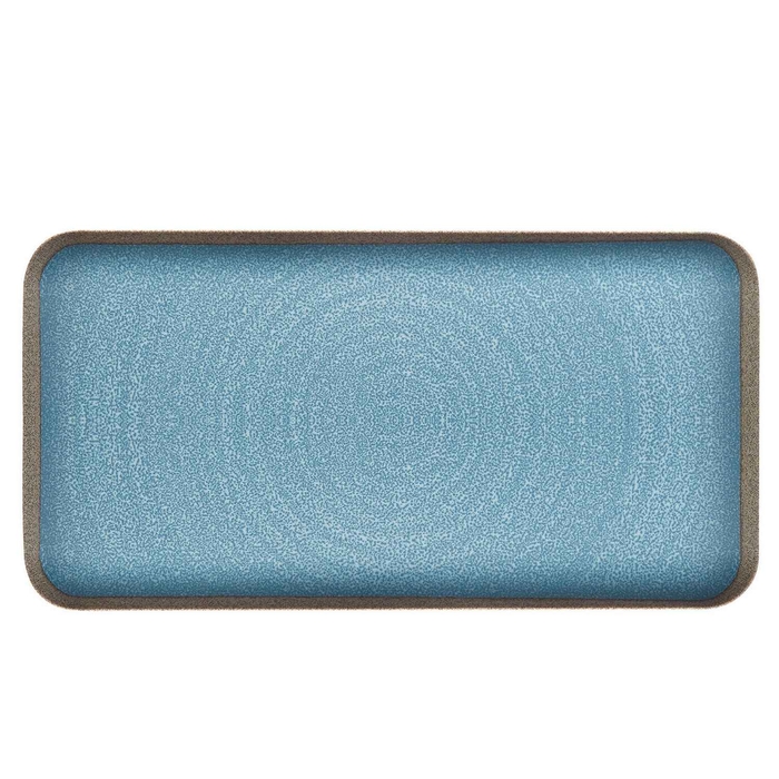 RENA MELAMINE TURQUOISE TRAY 38X19M - ARTE DE LA MESA - 8028460488659