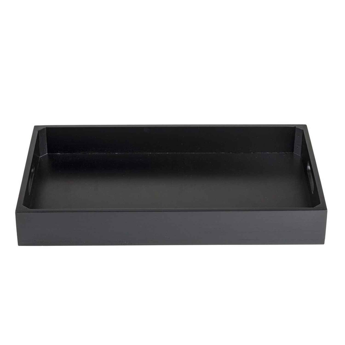 BANDEJA SERVIR MADEIRA PRETA GN1/1 7CM CRATESB11BK - PALMA & PALMA - 727875239020