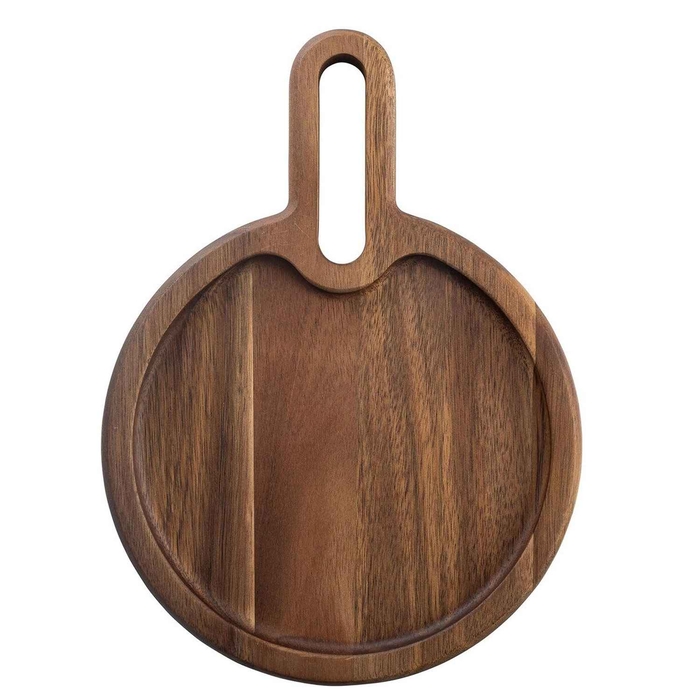 TABUA MADEIRA ACACIA Ø17.8CM C/PEGA 11524 - PALMA & PALMA - 727875271266