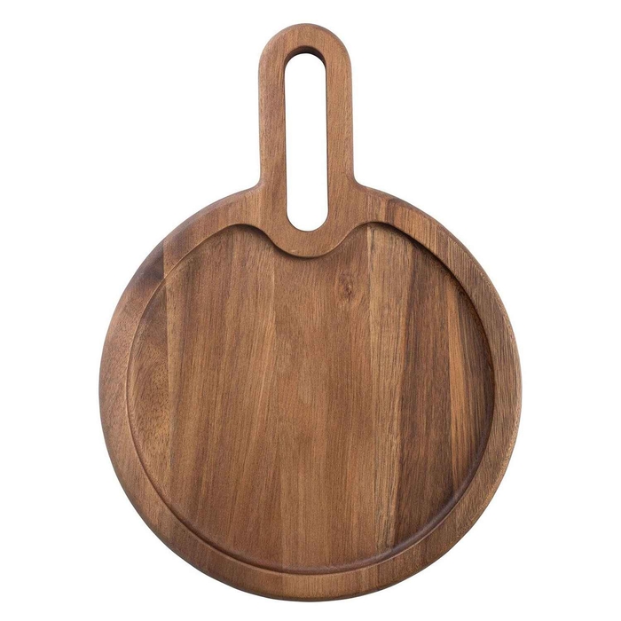 TABUA MADEIRA ACACIA Ø22CM C/PEGA 11525 - PALMA & PALMA - 727875271273