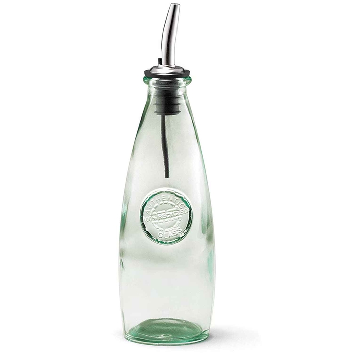 GARRAFA VIDRO TRANSP 355ML C/VERTEDOR INOX - PALMA & PALMA - 30727875091841