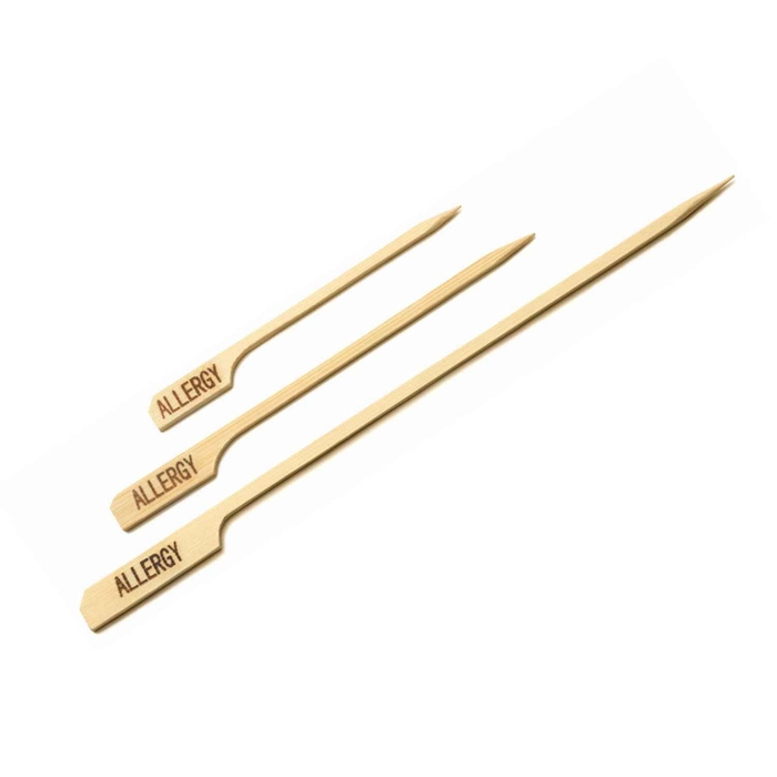 BAMBOO OAR PICK 9CM ALLERGY PACK 100UN - PALMA & PALMA - 727875101228
