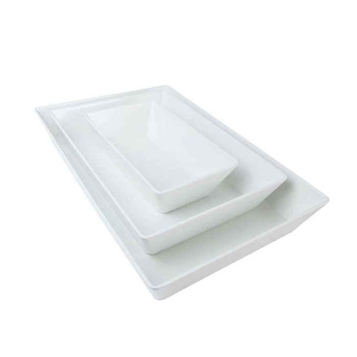 VELOCITY WHITE MELAMINE CASE TRAY 45X30X7CM - PALMA & PALMA - 4716872842827