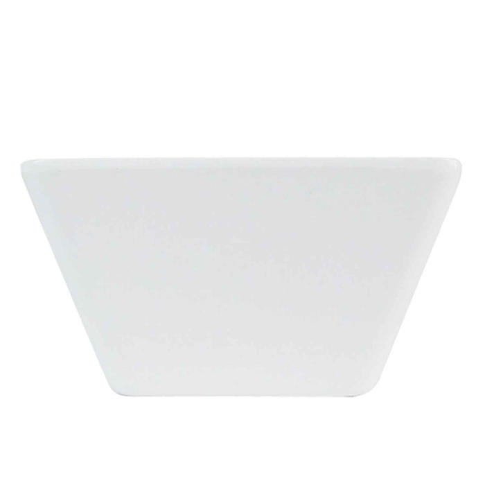CANON TAÇA QUADRADA MELAMINA BRANCA 13XH7CM - PALMA & PALMA - 4716872844852