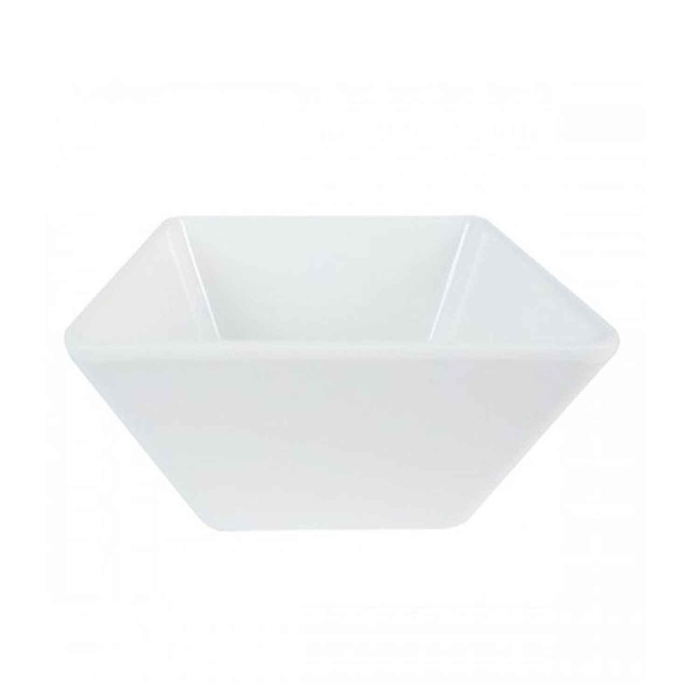 CANON WHITE MELAMINE SQUARE BOWL 24XH10CM - PALMA & PALMA - 4716872844913