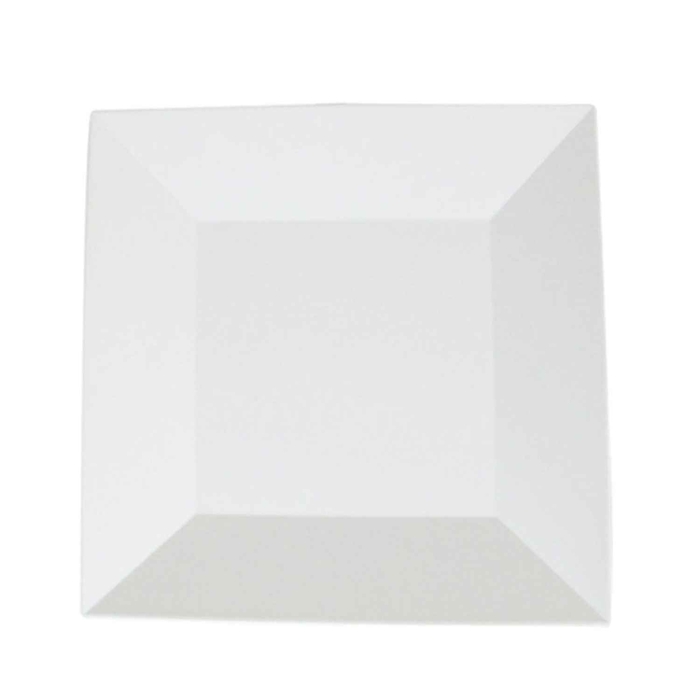 CANON PRATO QUADRADO MELAMINA BRANCA 30.5X30.5CM - PALMA & PALMA - 4716872841141